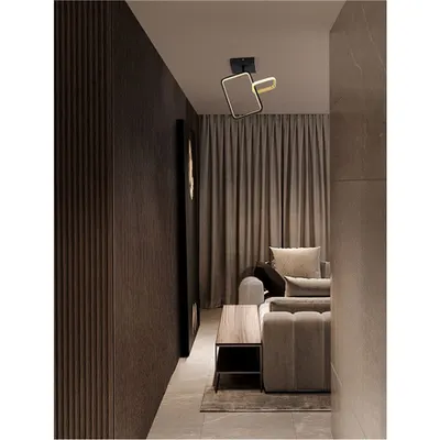 Plafoniera IMAR Triac Dimabil Nisipiu Negru & Auriu Otel & Aluminiu LED 30 Wat 220-240Volt 1261Lm 3200K IP20