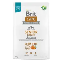 Hrana uscata pentru caini Brit Care Grain-free Senior & Light, 3 kg 3kg