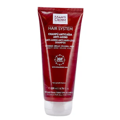 Sampon anticadere anti-aging Hair System 3GF, Martiderm | 200 ml