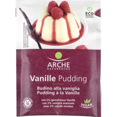 Budinca Bio de Vanilie, 40 g Arche Naturküche