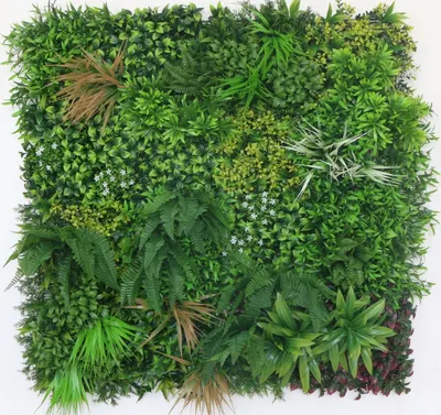 Panou decorativ Inter Ceramic - Green Wall, 100 x 100 x 5 cm