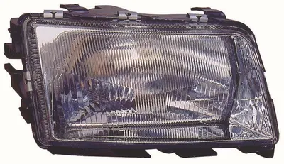 Far fata Stanga (H4, electric, fara motoras, culoare insert: cromat) potrivit AUDI 100 C4 1990-1994