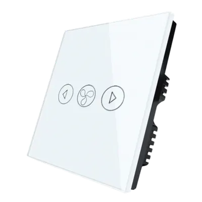 Wi-Fi Smart Touch Eu Fan Switch White