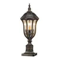 Pitic pentru exterior Baton Rouge 3 Light Pedestal Lantern