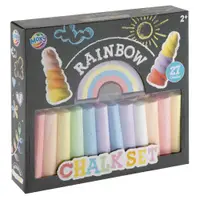 Set creta colorata, Grafix, Rainbow, 27 bucati