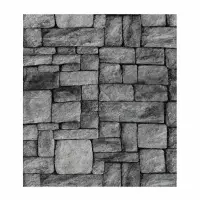 Tapet 3D Autoadeziv model Caramida Piatra Gri 70x77cm Decorativ