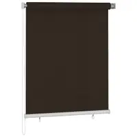 vidaXL Jaluzea tip rulou de exterior 125 (l) x 140 (î) cm, maro