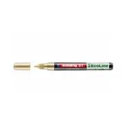 Marker cu vopsea pe baza de apa Edding Ecoline 51, corp din plastic reciclat, varf rotund, 1-2 mm, auriu
