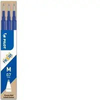 Rezerva roller Pilot Frixion Ball, 0.7 mm, 3 bucati/set, Albastru