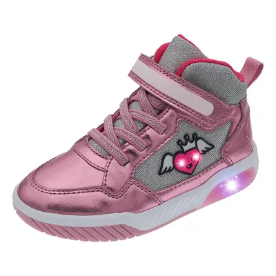 Ghete sport copii Chicco Cartoon, luminite, fuchsia, 72104-67P