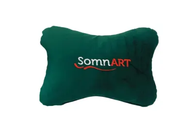 Perna Somnart pentru tetiera, verde, dimensiune 32x23