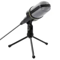 Microfon profesional Andowl QY-920, vlogging si podcast, Negru
