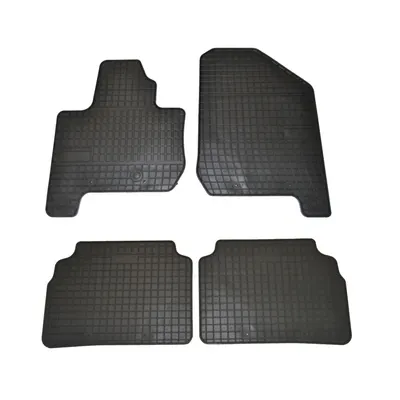 Set covorase auto din cauciuc Kia Soul Ev 2014-2019 culoare Negru, presuri FROGUM, 4 buc.