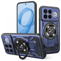 Husa pentru Xiaomi Poco F8 Ultra, Techsuit, RuggedCam, Albastra