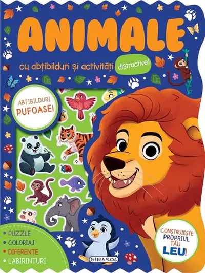Abțibilduri pufoase - Animale - Paperback - ***