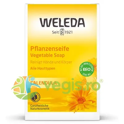 Sapun Vegetal cu Extract de Galbenele 100g
