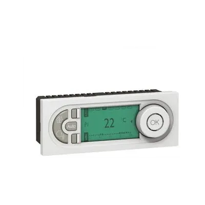 Termostat Electronic 5 Module, cu Programare Saptamanala, Legrand Mosaic
