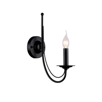 Aplica de Perete Angela 1xe14 Neagra