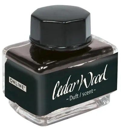 Cerneală parfumată Online - Cedar Wood, negru, 15 ml