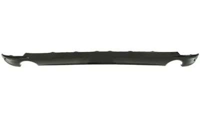 Ornament bara spate negru lucios, cu un decupaj teava evacuare: doi potrivit BMW 4 G22, G23, G82, 4 GRAN COUPE G26 dupa 2020