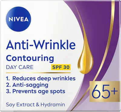 Nivea Anti-Wrinkle Cremă de contur de zi, 65+, 50 ml