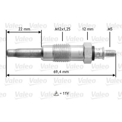 Bujie incandescenta VALEO 345116