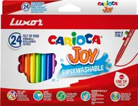 Set carioci superlavabile Carioca Joy - 24 culori
