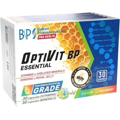 Optivit BP Essential Vitamine si Minerale 60cps