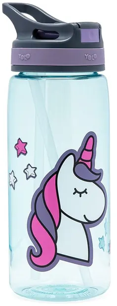 Sticlă de apă YOLO - 550 ml, Unicorn