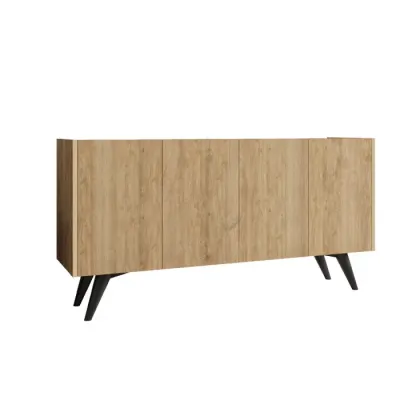 Comoda PEKIN, stejar, 150x40x76 cm