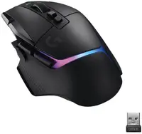 Mouse de gaming Logitech - G502 X Plus EER2, optic, wireless, negru