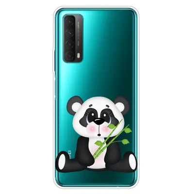 Husa silicon Compatibila cu Huawei P Smart 2021 model Cute Panda, Silicon, TPU Multicolor Engros