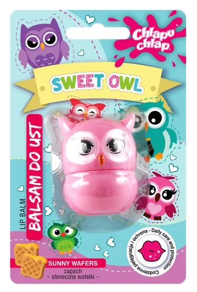 Estetica Balsam de buze pentru copii Sweet Owl, vafă, 5 ml