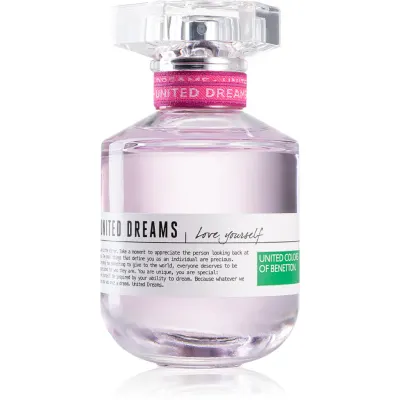 Benetton United Dreams for her Love Yourself Eau de Toilette pentru femei 80 ml