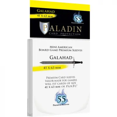 Paladin Card Sleeves: Galahad - Mini American - 4.1 x 6.3 cm