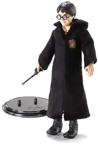 Figurina de actiune The Noble Collection Movies: Harry Potter - Harry Potter (Bendyfigs), 19 cm