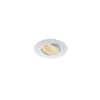 Spot incastrat, NEW TRIA 110 Ceiling lights, white LED, 3000K, round, white, 38°, 16W incl. driver, clip springs