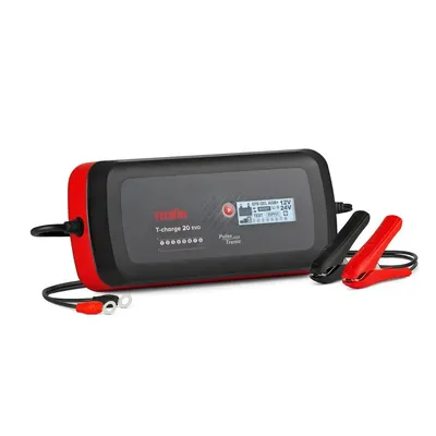 Redresor auto 12-24V Telwin T-CHARGE 20 EVO, pentru baterii WET, GEL, AGM, MF, PbCa, EFB, disp;ay LED, cu functie de mentinere