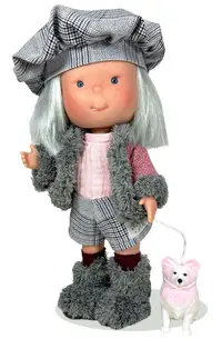 Papusa - Pippa Student with Pet, 30 cm