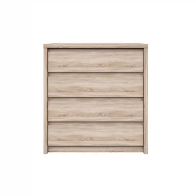 Comoda NORTON, 4 sertare, stejar sonoma, 87x40x92 cm