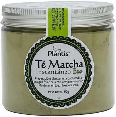 Plantis Pudră de ceai instant matcha organic, 50 g, Artesania Agricola