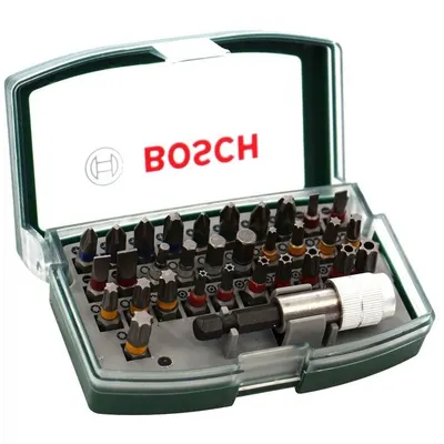 Set capete de insurubare, Bosch 2607017063, mixte, 32 bucati