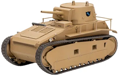 Model asamblat Revell Militar : Tancuri - Leichttraktor Rheinmetall 1930