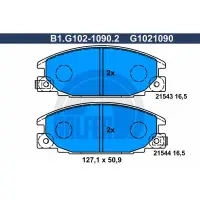 Set placute frana, frana disc GALFER B1.G102-1090.2
