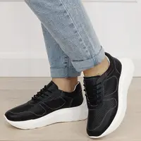 Sneakers negri piele naturala Veronica M4