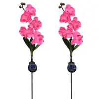 Set 2 x Lampa solara LED Orhidee