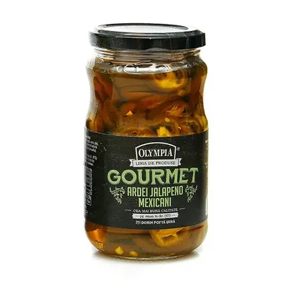 Ardei murati Jalapeno mexicani Olympia, 370 g Engros