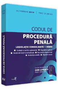 Codul de procedura penala: Octombrie 2019