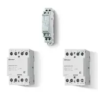 Contactor modular - 4 contacte, 25 A, Contactor modular, 25 A, Indicator mecanic + LED, 110...125 V, C.A. (50/60Hz)/C.C., AgNi, 2 ND + 2 NI, Standard