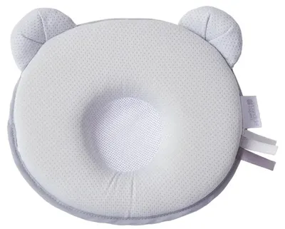 Pernă ergonomică pentru bebeluși Candide - P'Tit Panda Air+, gri